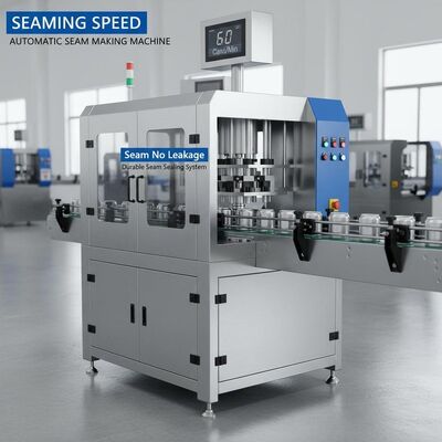 Máquina Seladora Automática ShengMing SM-003YF de 30-60 Latas por Minuto com Sistema de Selagem sem Vazamentos