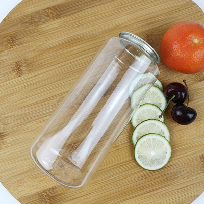 Garrafas de água plásticas do espaço livre 700ml com molho da salada dos óleos essenciais das tampas da lata