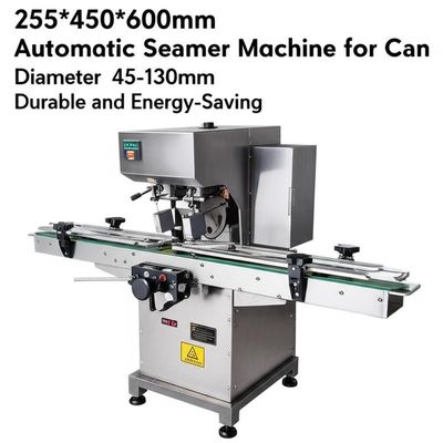 255*450*600mm Automatic Seamer Machine for Can Diameter 45-130mm Durable and Energy-Saving