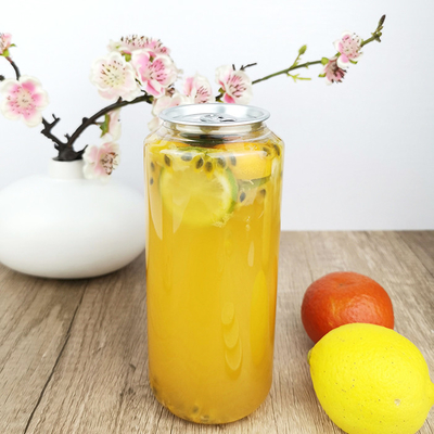 Garrafas do recipiente plástico do espaço livre do produto comestível 700ml das bebidas com tampas da lata