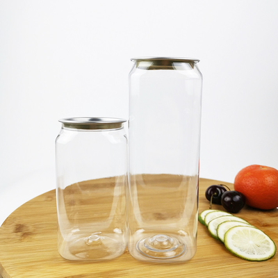 Garrafas de armazenamento de alimentos de 350 ml, garrafas de recipientes de plástico quadrados com tampa fácil de puxar