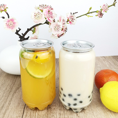 450ml categoria livre plástica do círculo BPA Juice Bottles With Lids Food