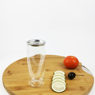 O recipiente de alimento cilíndrico range 330ml com as bebidas caseiros da tampa fácil da tração