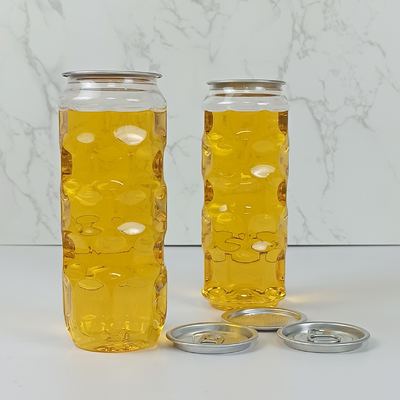 Garrafas de armazenamento de plástico PET de 500 ml - Leves, herméticas e reutilizáveis para armazenar chá, leite, sumos e bebidas caseiras
