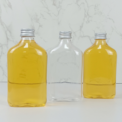 o tampão de parafuso 350ml range o ANIMAL DE ESTIMAÇÃO claro Juice Bottles With Caps plástico