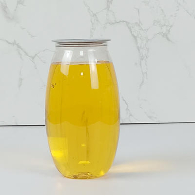 Olive Shape Juice Plastic Storage engarrafa frascos do recipiente do ANIMAL DE ESTIMAÇÃO do espaço livre 500ml