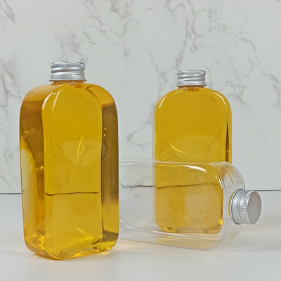 garrafas de água lisas do PLA 400ml com as bebidas claras dos tampões