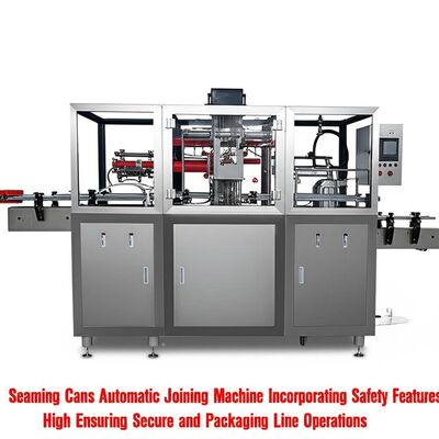 Máquina Automática de Junção de Latas com Recursos de Segurança, Garantindo Operações Seguras e Eficientes na Linha de Embalagem