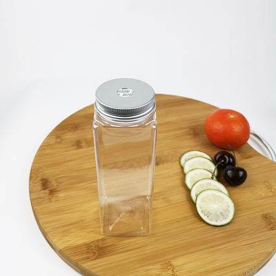 As bebidas das garrafas de água 0.5L do PLA do quadrado molham Juice Leakproof